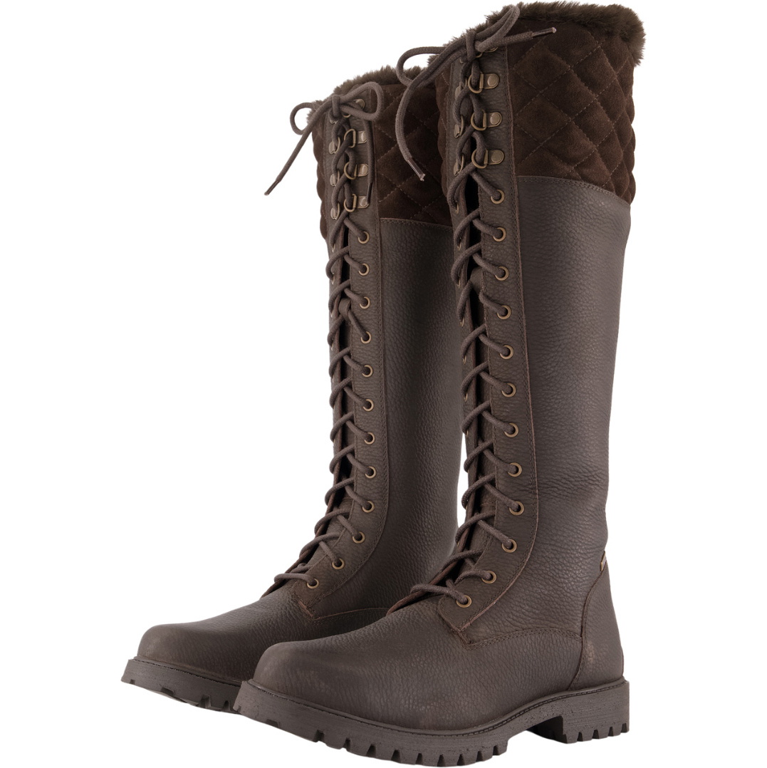 2026 Dublin Unisex Yukon Gevoerde Hoge Landelijke Laarzen 1031314 - Chocolate
